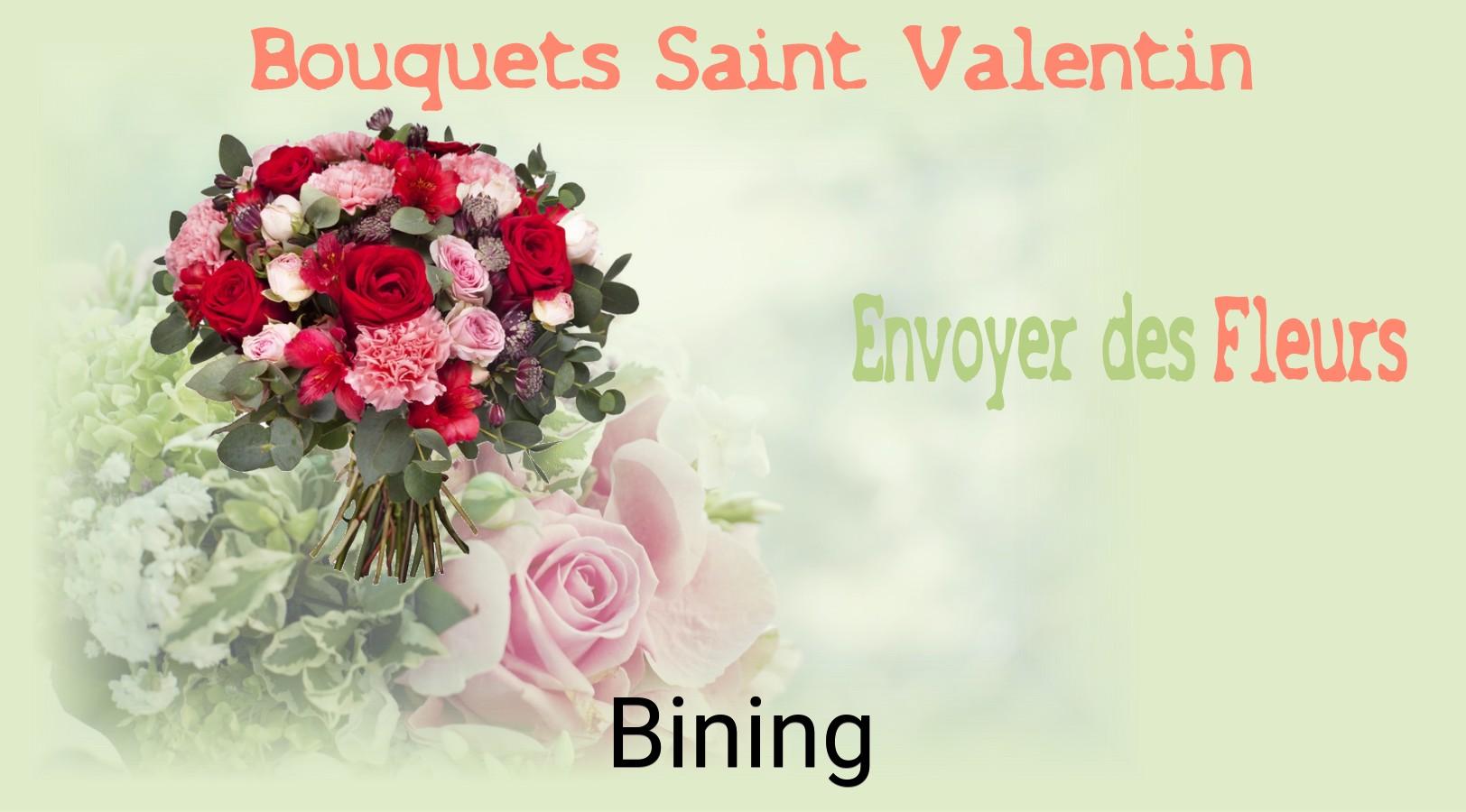 Roses de Saint-Valentin livrées à Bining